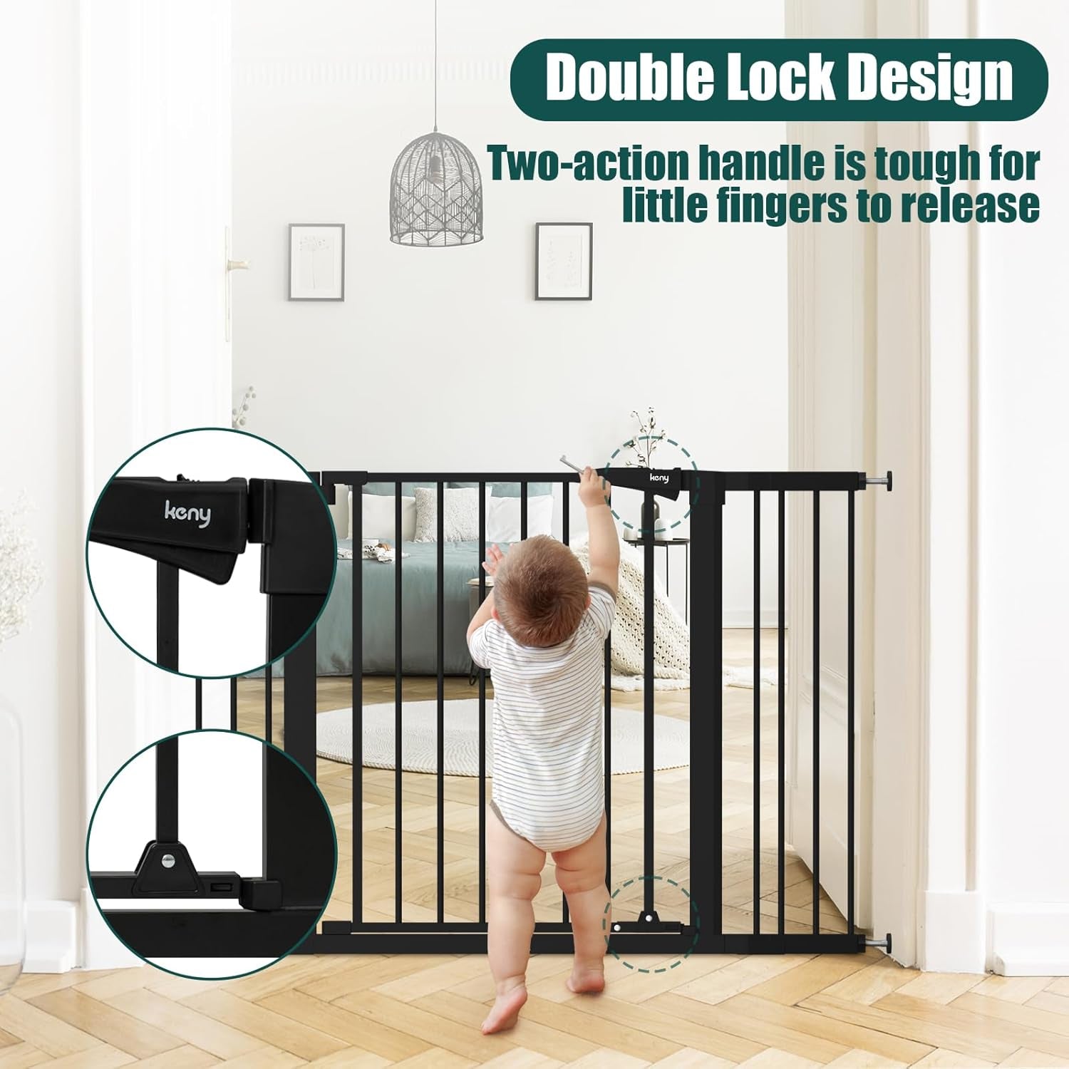 keny-29-7-46-baby-gate-for-stairs-auto-close-dog-gates-for-doorways-pressured-mounted-no-drilling-pet-gate-extra-wide-one-hand-opening-dual-lock-stair-gate-indoor-kids-necessities-black