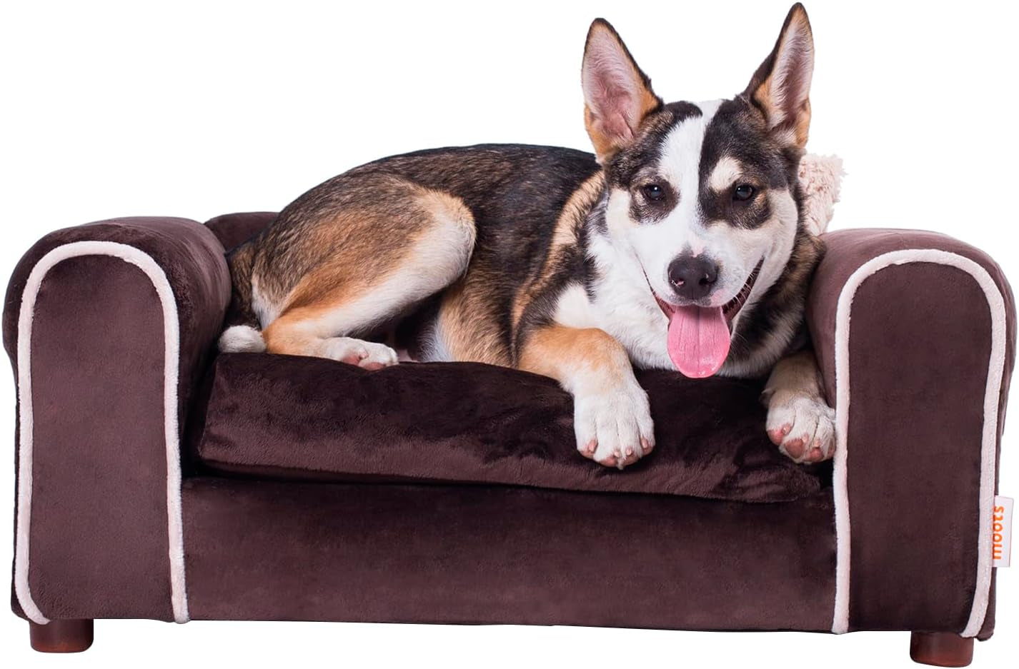 moots-furry-pet-lounge-pet-bed-with-2-pillows-deluxe-sofa-for-dogs-easy-to-coordinate-stylish-and-cleanable-dog-sofa-couch-charcoal-large