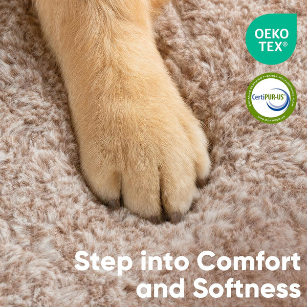 FUKUMARU Large Thickened Dog Couch Bed, Orthopedic, Waterproof & Washable | Heavy Duty Dog Sofa with 4" Extra-Thick Egg-Crate Foam, Relieves Joint Pressure, Fully Removable, Fits Medium to Large Dogs8