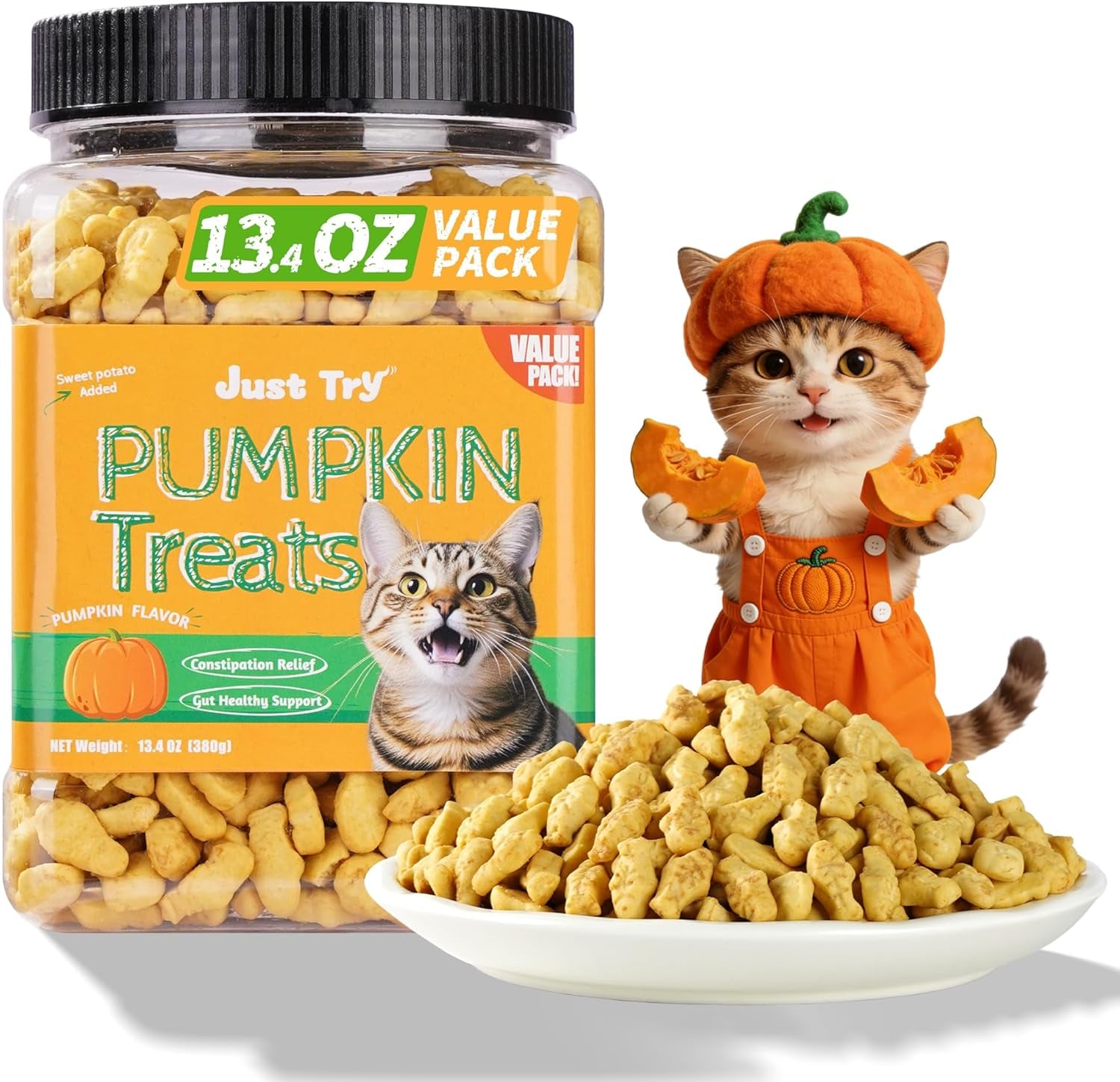 just-try-cat-treats-for-indoor-cats-hairball-control-natural-salmon-healthy-cat-grass-treats-kitten-snacks-training-biscuits-catnip-for-cats-dental-care-13-4-oz
