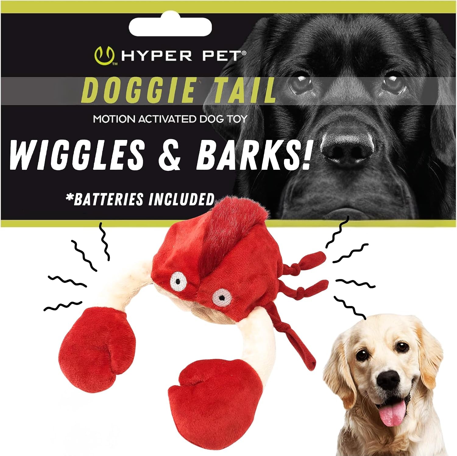 hyper-pet-doggie-tail-interactive-plush-automatic-dog-toy-wiggles-barks-durable-boredom-buster-with-batteries-included-vibrating-action-keeps-curious-pups-of-all-breeds-engaged-and-entertained