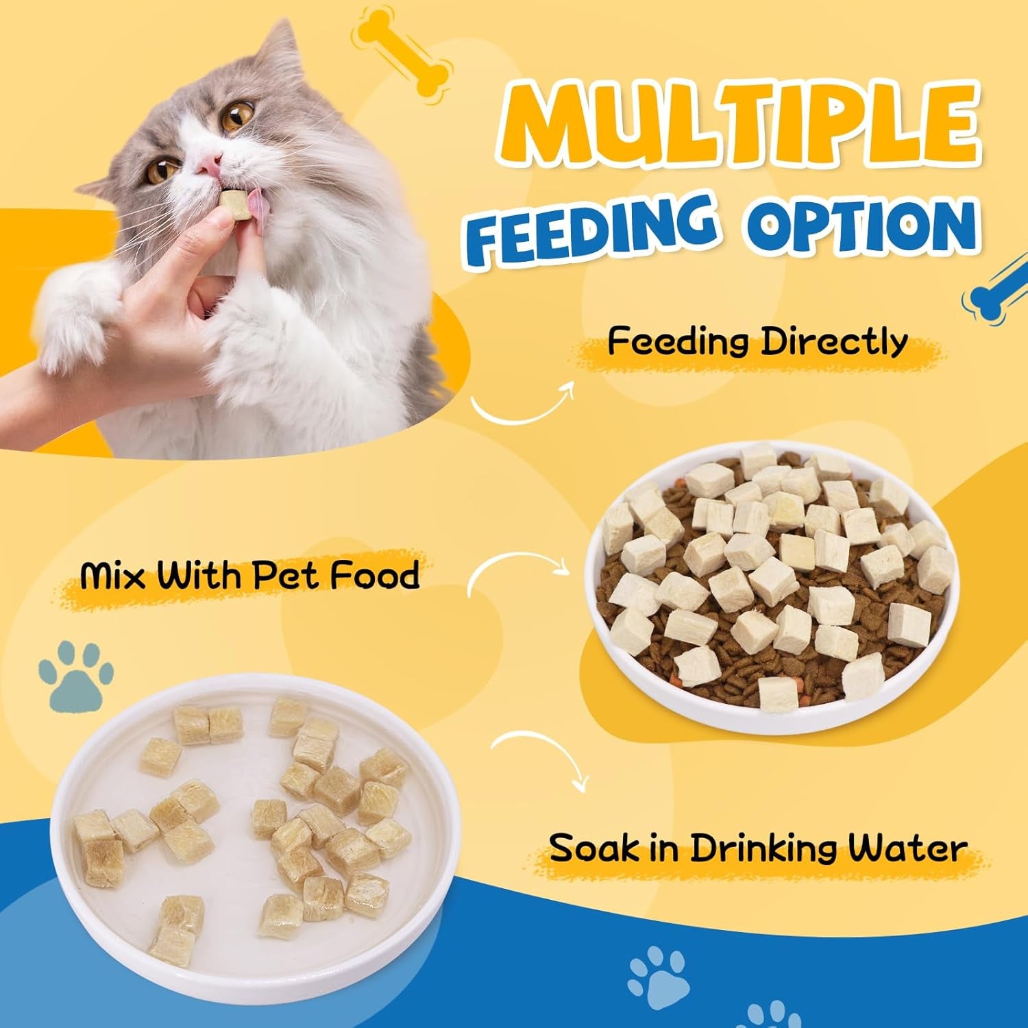 gazeupon-freeze-dried-chicken-dog-cat-treats-single-ingredient-high-protein-training-treats-food-topper-for-picky-eaters-grain-free-natural-snacks-for-puppies-and-adult-dogs-10-58-oz