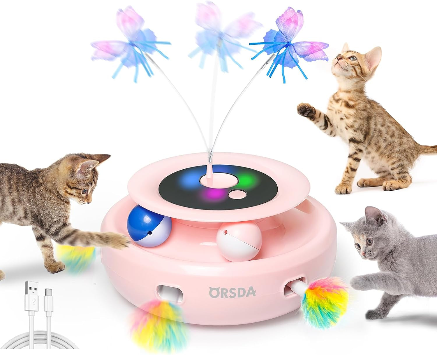 orsda-cat-toy-3-in-1-automatic-interactive-electronic-moving-ambush-feather-fluttering-butterfly-track-balls-usb-rechargeable-powered-smart-indoor-exercise-kicker