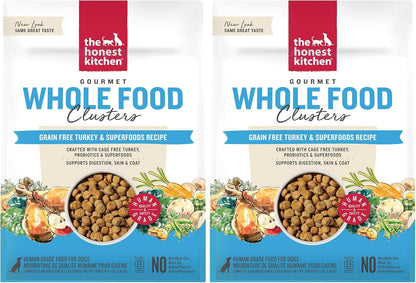 The Honest Kitchen Grain Free Beef & Superfoods Whole Food Clusters, Human Grade Dry Dog Food, Vet-Crafted Nutritional Support for Skin, Coat, Digestion & Overall Wellness, 5 Lb Bag15