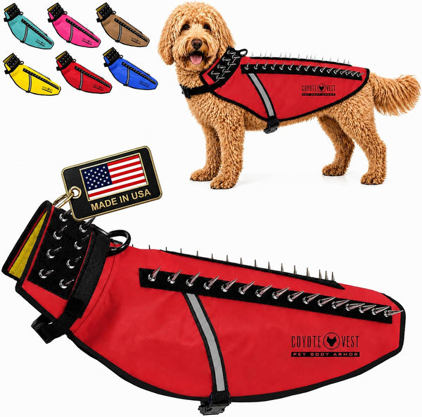 Coyotevest Dog Harness, Stab-Resistant Coyote Vest, Small, Neon Pink | Reflective Stab-Resistant Vest Helps Protect Small Dogs from Coyotes, Aggressive Dogs and Birds of Prey, Made in the USA40