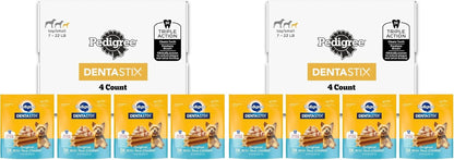 Pedigree Dentastix Small & Toy Breed Dog Dental Treats, Fresh, 102 Count | Triple Action Dental Care, Reduces Tartar, Cleans Teeth, Freshens Breath, for Dogs 7-22 Lbs, No Added Sugar/Fillers15