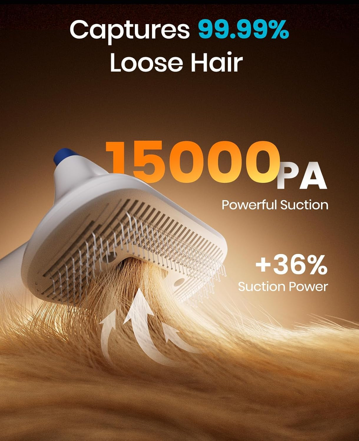 oneisall-dog-grooming-vacuum-kit-with-6-tools-powerful-15000pa-suction-clippers-trimmer-nail-grinder-59db-2l-large-canister-easy-to-clean-empty
