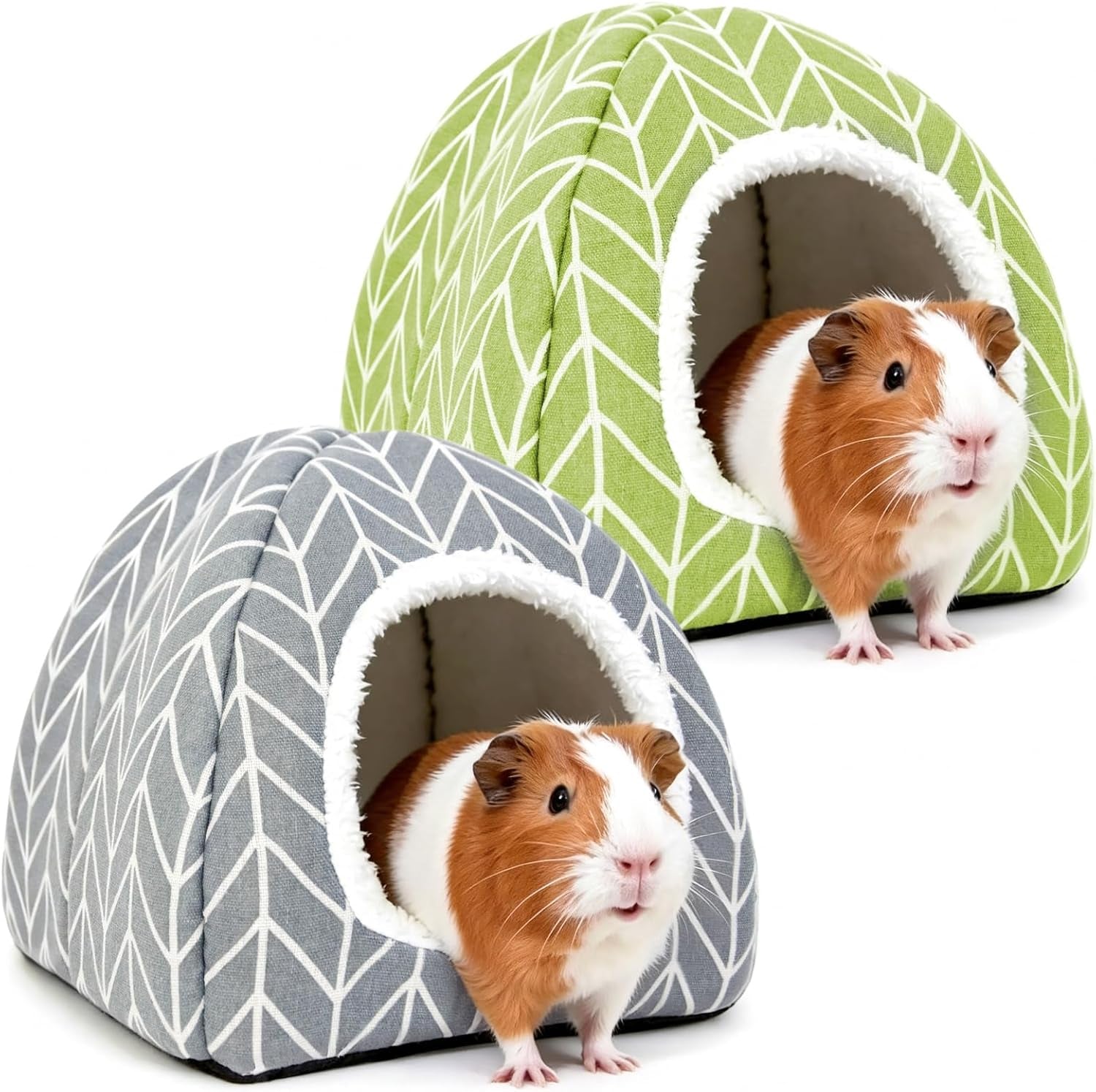 guinea-pig-hideout-bed-dwarf-rabbit-house-cave-cozy-hide-out-cage-accessories-for-little-bunny-hedgehog-ferret-chinchilla-other-small-animals-grey