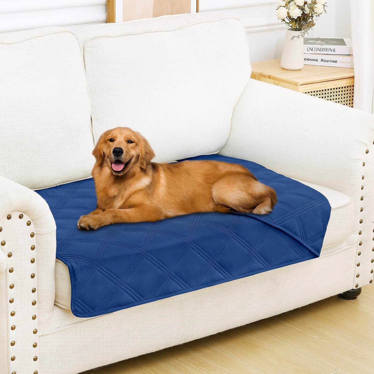 smiry-waterproof-dog-bed-cover-blanket-reversible-pet-blanket-soft-reversible-washable-leakproof-cats-dogs-couch-cover-for-sofa-couch-furniture-30x70-inch