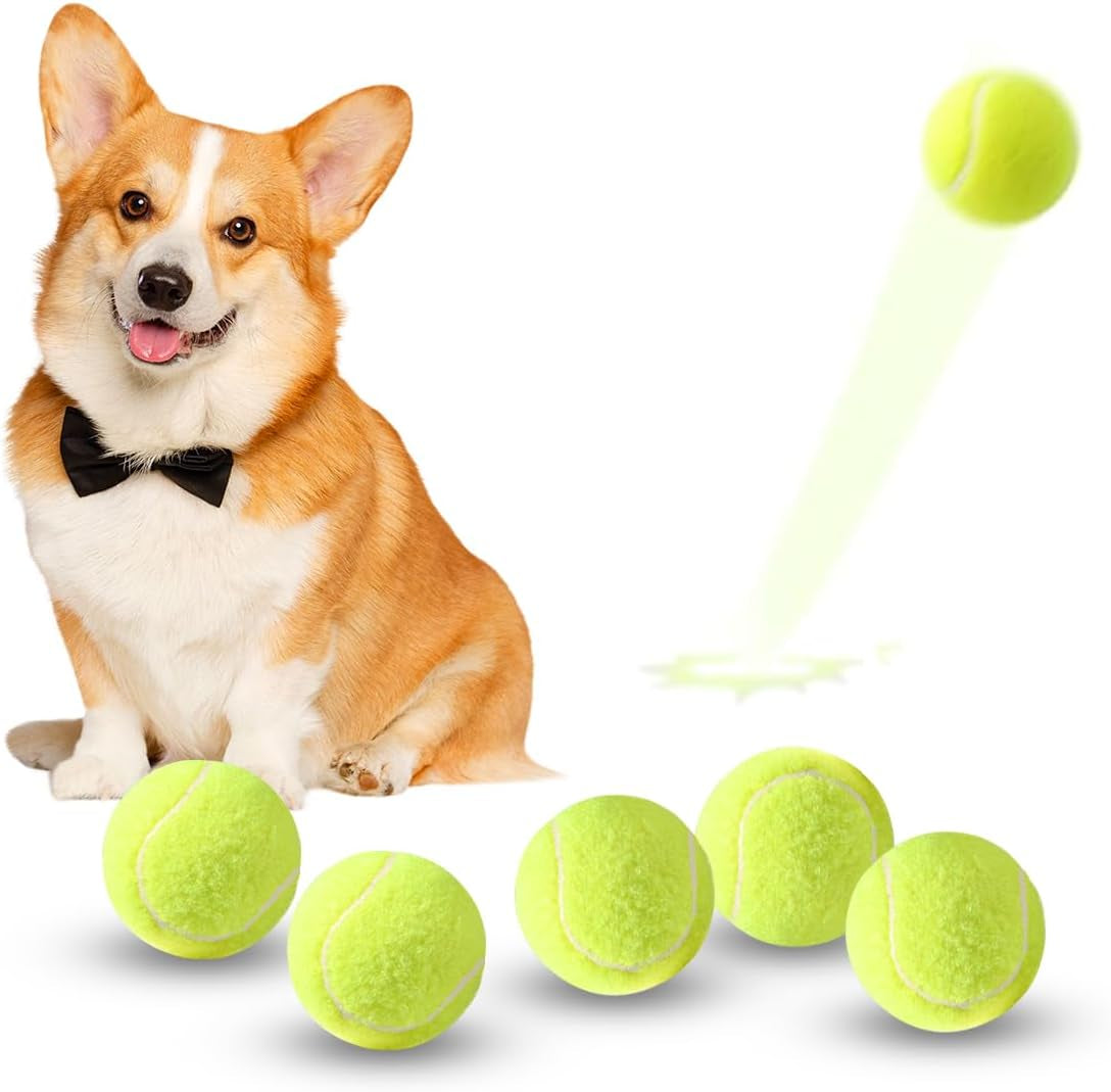 ziyize-mini-tennis-balls-6-pack-2-inch-dog-tennis-balls-easy-catching-pet-playing-ball-for-2-inch-dog-ball-launcher