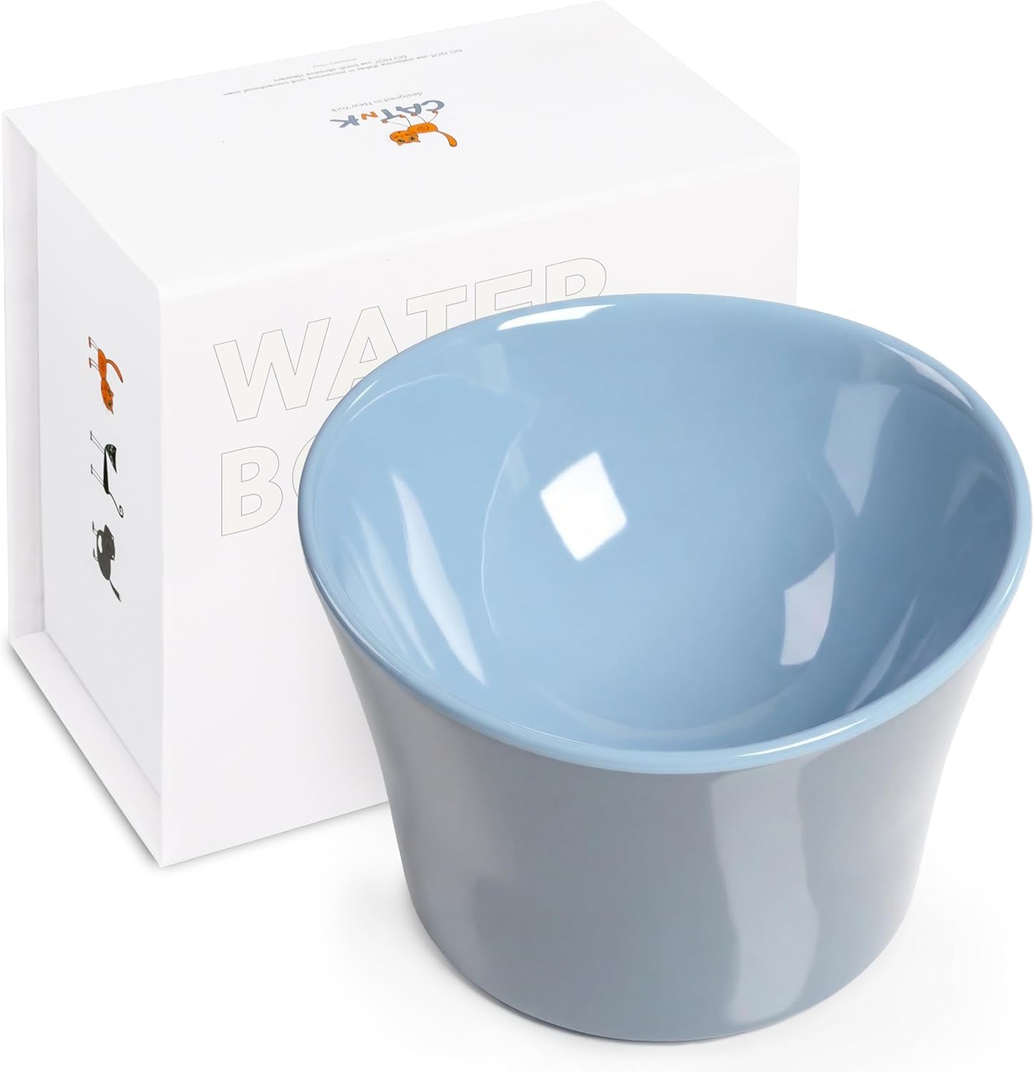elevated-cat-bowls-for-water-whisker-neck-fatigue-shallow-cat-dishes-raised-bowl-for-indoor-cats-vet-recommended-height-modern-pedestal-design-non-slip-dishwasher-safe-8-oz-powder-blue