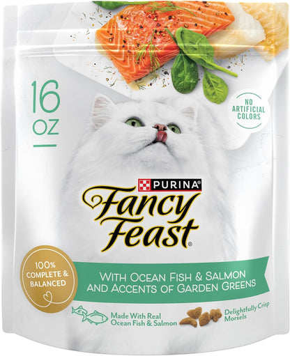Purina Fancy Feast Dry Cat Food with Ocean Fish and Salmon - 3 Lb. Bag16