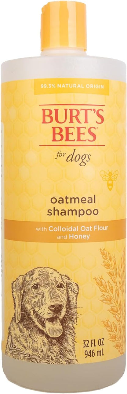 Burts Bees for Pets Oatmeal Dog Shampoo with Honey, Unscented, 16 Fl Oz | Soothing Colloidal Oat Flour Formula for Itchy, Sensitive Dog Skin; Ph-Balanced and Sulfate-Free for Regular Use15