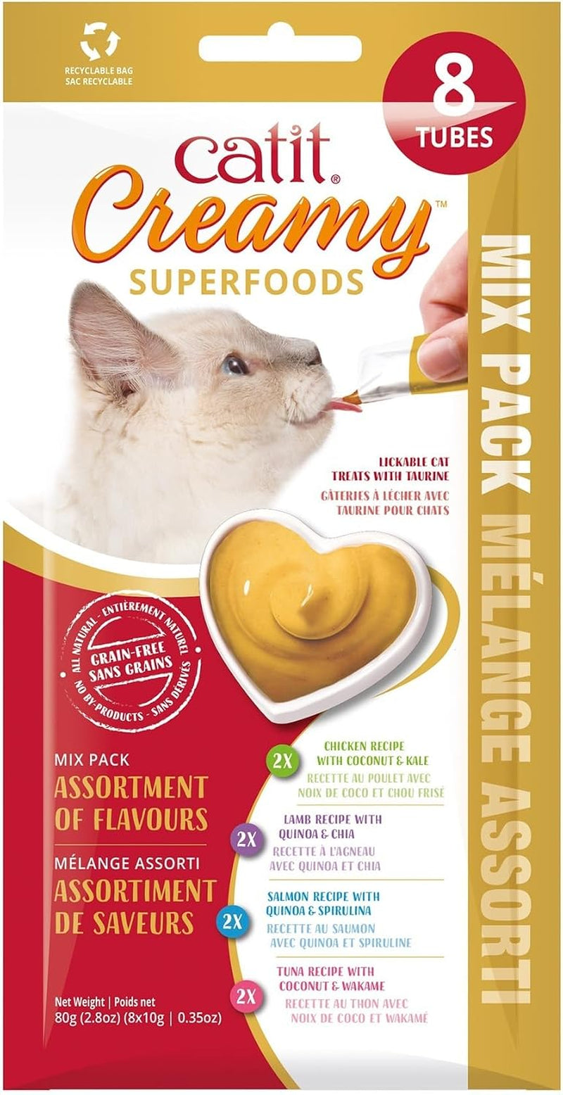 catit-creamy-superfood-lickable-cat-treat-hydrating-and-healthy-treat-for-cats-of-all-ages-lamb-with-quinoa-chia-4-pack