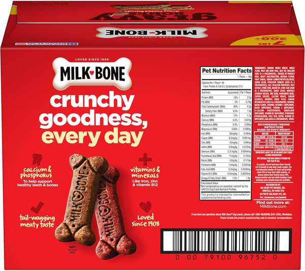 Milk-Bone Gravybones Dog Biscuits, Gravy Coated Small Dog Treats, 7 Lb. Box8