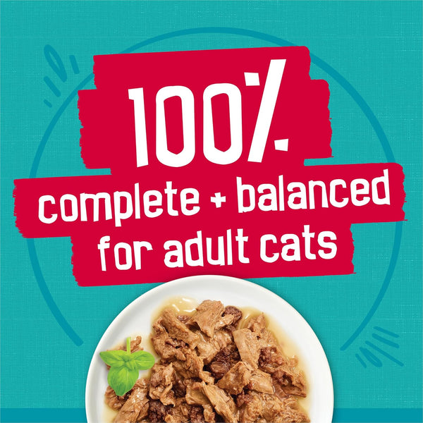 Purina Friskies Wet Cat Food Variety Pack, Tasty Treasures Prime Filets (With Ocean Fish and Tuna, with Chicken and with Turkey) - 5.5 Ounce (Pack of 12)7