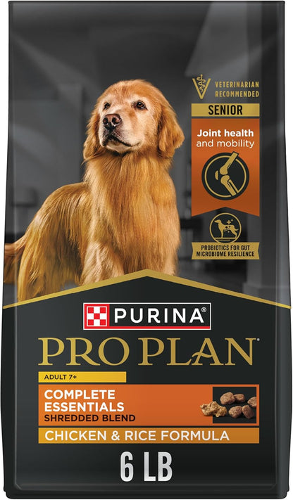 Purina Pro Plan Senior Dog Food with Probiotics for Dogs, Shredded Blend Chicken & Rice Formula - 34 Lb. Bag12