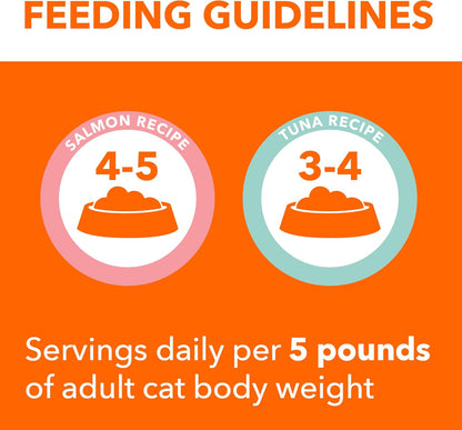 IAMS Perfect Portions Cuts in Gravy Wet Cat Food, Tuna & Salmon, 12 Count | Tuna & Salmon Cuts in Gravy, 2.6 Oz. Snap-Peel-Serve Twin Packs, Vitamin E Immune Support, Prebiotic Fiber, Made in USA5
