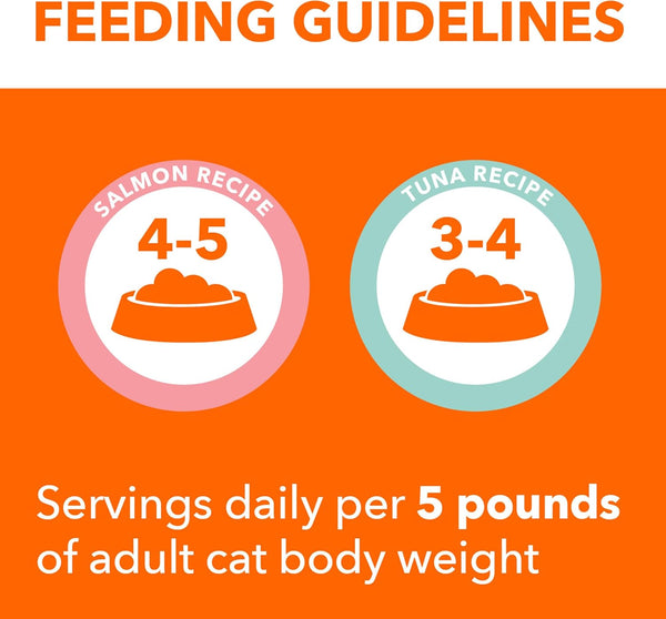 IAMS Perfect Portions Cuts in Gravy Wet Cat Food, Tuna & Salmon, 12 Count | Tuna & Salmon Cuts in Gravy, 2.6 Oz. Snap-Peel-Serve Twin Packs, Vitamin E Immune Support, Prebiotic Fiber, Made in USA5