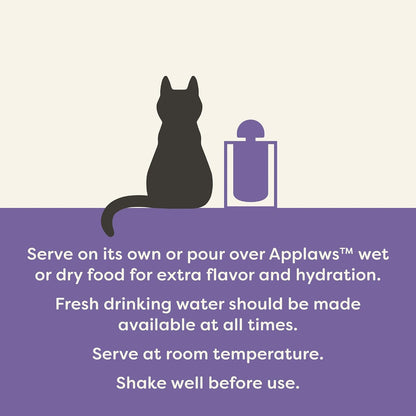 Applaws Fish & Chicken Variety Bone Broth Cat Food Topper 6-Pack 3Oz Pouch | 100% Natural, High Quality Ingredients, High Protein, No Artificial Additives, Limited Ingredients5