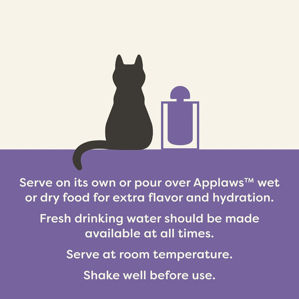 Applaws Fish & Chicken Variety Bone Broth Cat Food Topper 6-Pack 3Oz Pouch | 100% Natural, High Quality Ingredients, High Protein, No Artificial Additives, Limited Ingredients5