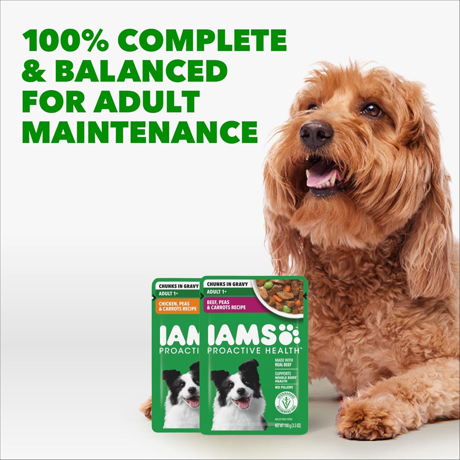 iams-proactive-health-wet-dog-food-pouches-variety-pack-3-5-oz-18-count-chicken-beef-lamb-real-meat-poultry-omega-6-3-ratio-no-artificial-preservatives-or-fillers-use-as-topper-or-meal