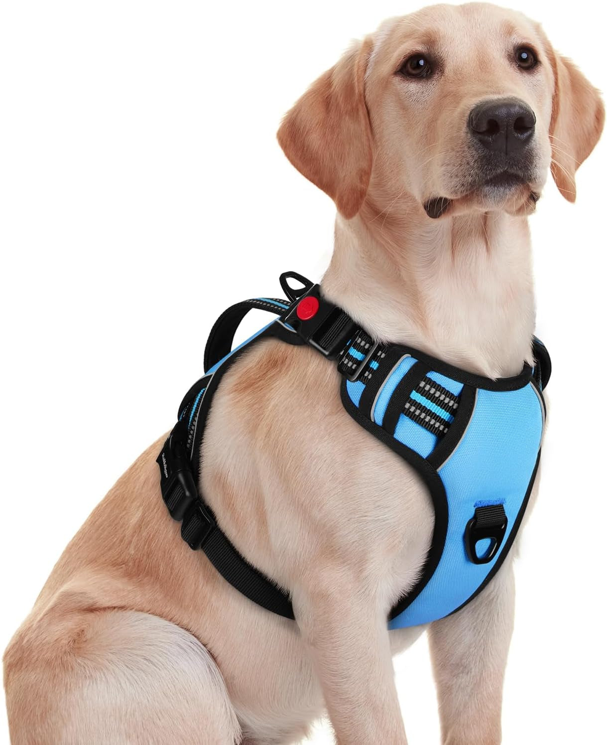 rabbitgoo-large-dog-harness-easy-wear-with-3-buckles-and-lift-handle-no-pull-with-front-clip-for-walking-adjustable-soft-padded-reflective-easy-control-pink-large