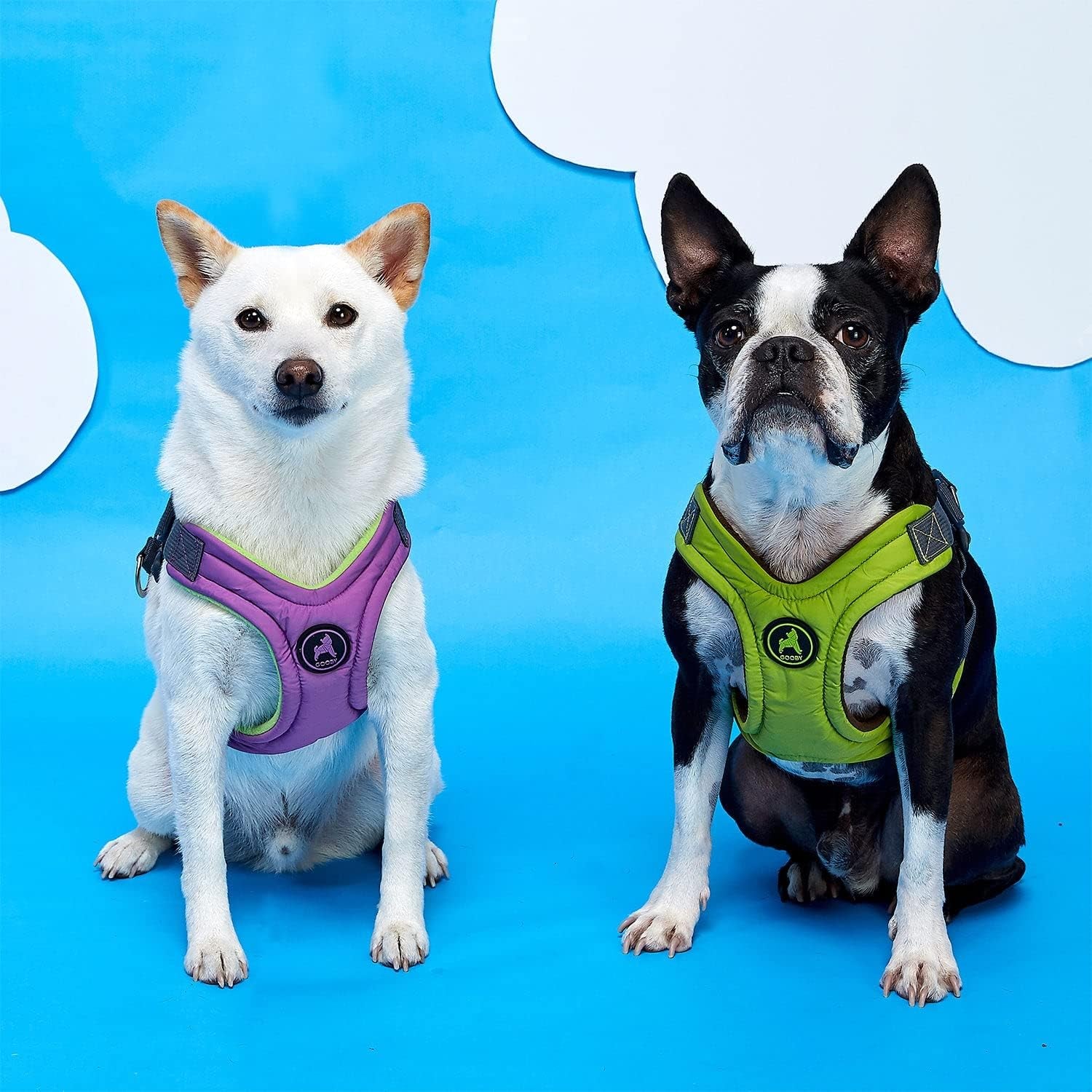 gooby-escape-free-memory-foam-harness-green-large-no-pull-step-in-small-dog-harness-with-four-point-adjustment-perfect-on-the-go-dog-harness-for-medium-dogs-no-pull-and-small-dogs