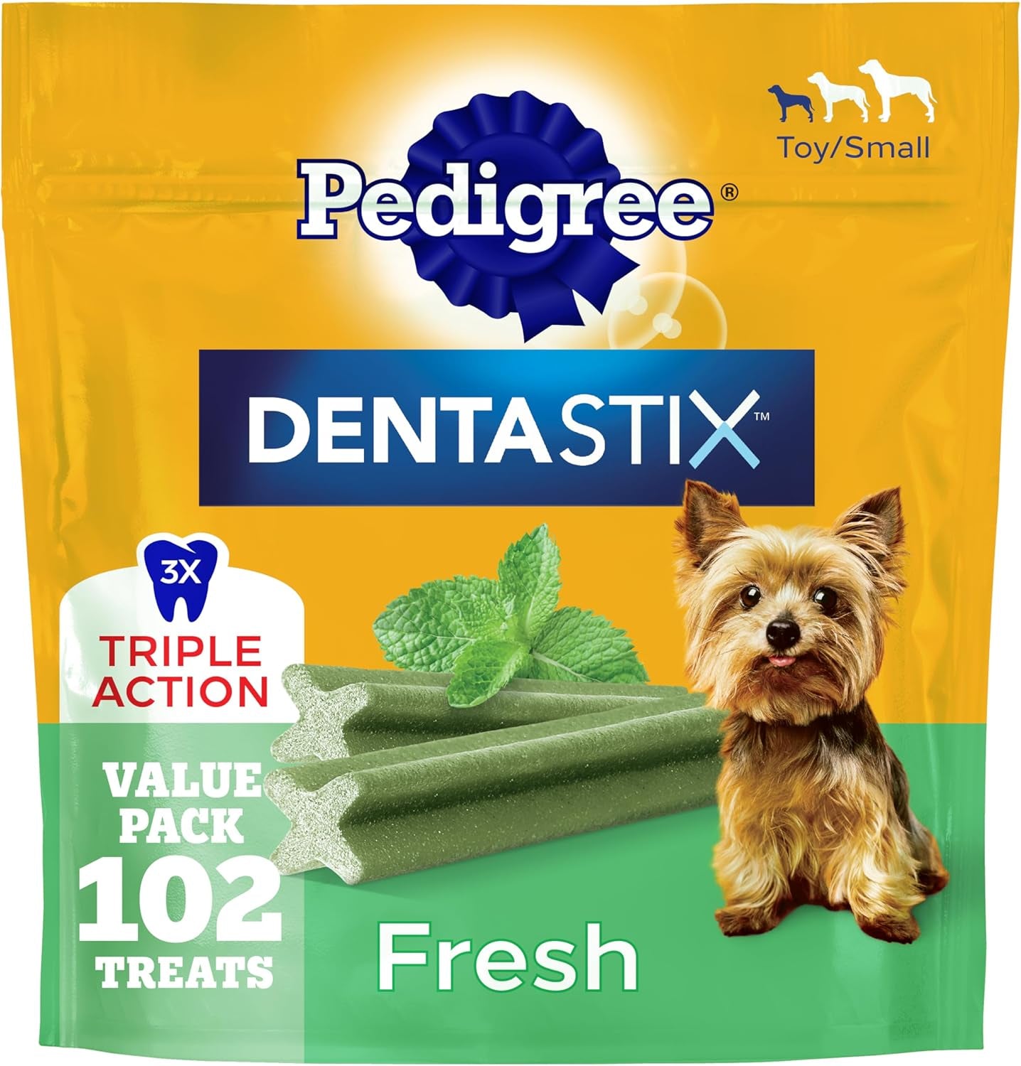pedigree-dentastix-small-toy-breed-dog-dental-treats-fresh-102-count-triple-action-dental-care-reduces-tartar-cleans-teeth-freshens-breath-for-dogs-7-22-lbs-no-added-sugar-fillers