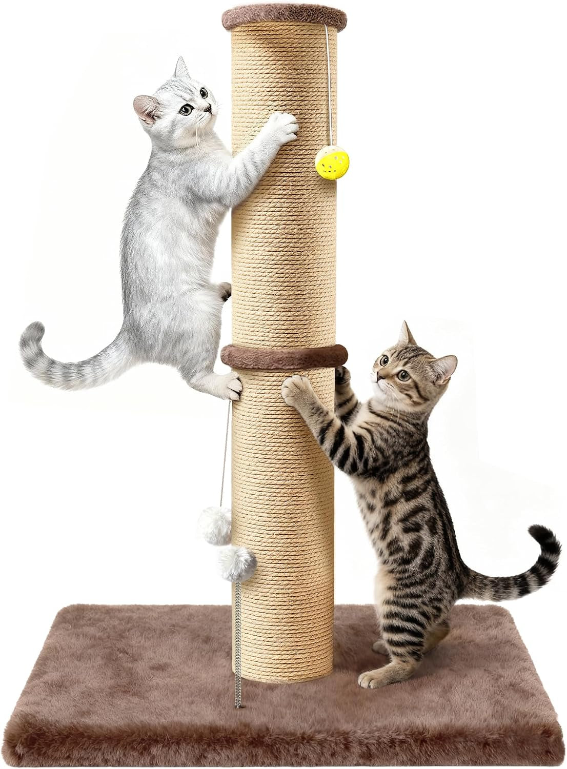 tall-cat-scratching-post-36-inch-large-cat-scratch-post-for-indoor-cats-with-durable-natural-sisal-rope-scratcher-post-tree-kitten-interactive-toy-gray