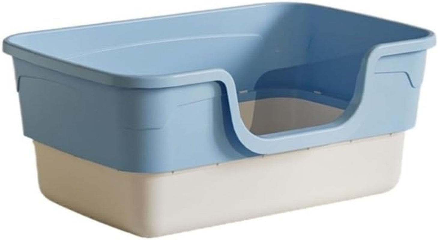 pet-supplies-open-top-cat-litter-box-with-removable-design-thickened-anti-splash-easy-cleangray
