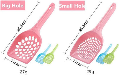 Pink Plastic Cat Litter Scoop Pet Care Sand Waste Scooper Shovel Hollow Cleaning Tool Pet Supplies Easy to Clean Cat Litter Scoops Litter and Housebreaking Pet Supplies2