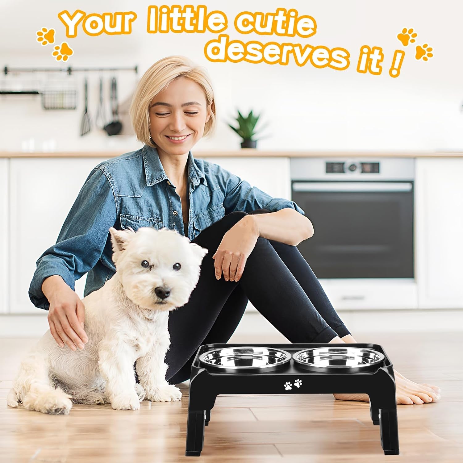 comesoon-elevated-dog-bowls-for-small-medium-dogs-3-height-adjustable-raised-stand-with-2-thick-6-stainless-steel-food-bowls-non-slip-feeder-adjusts-to-2-75-6-7-5-black
