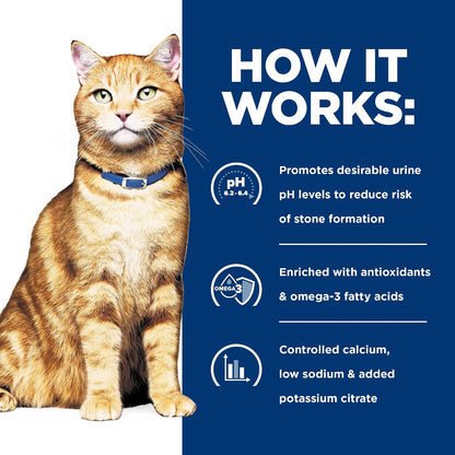 HILL'S PRESCRIPTION DIET C/D Multicare Urinary Care Dry Cat Food | #1 Veterinarian Recommended, Chicken Recipe, 4 Lb. Bag5