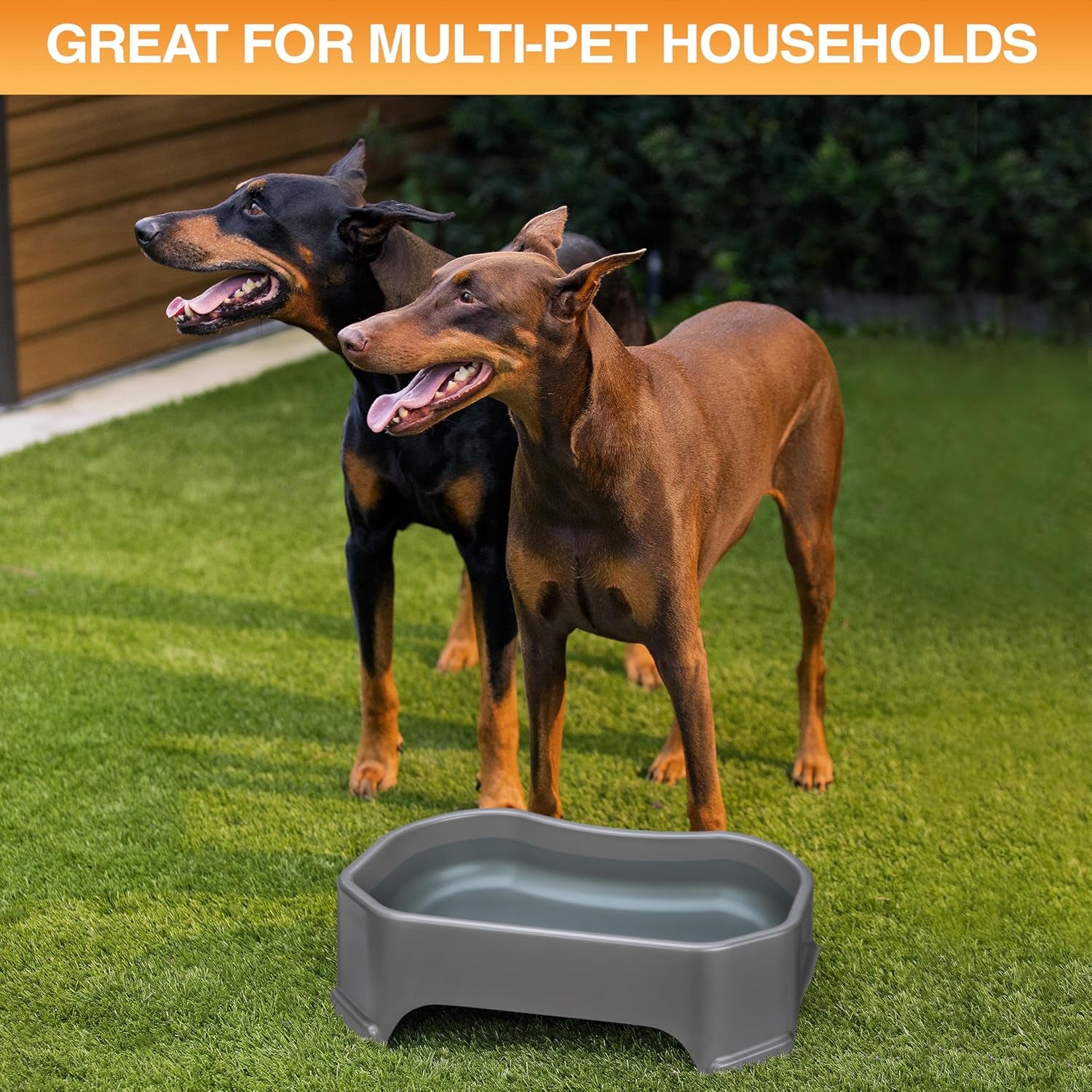 neater-pet-brands-extra-large-water-bowl-for-dogs-outdoor-dog-water-bowl-1-25-gallon-xl-capacity-big-trough-style-food-dish-for-indoors-or-outside-no-spill-large-dog-bowls-gunmetal-grey