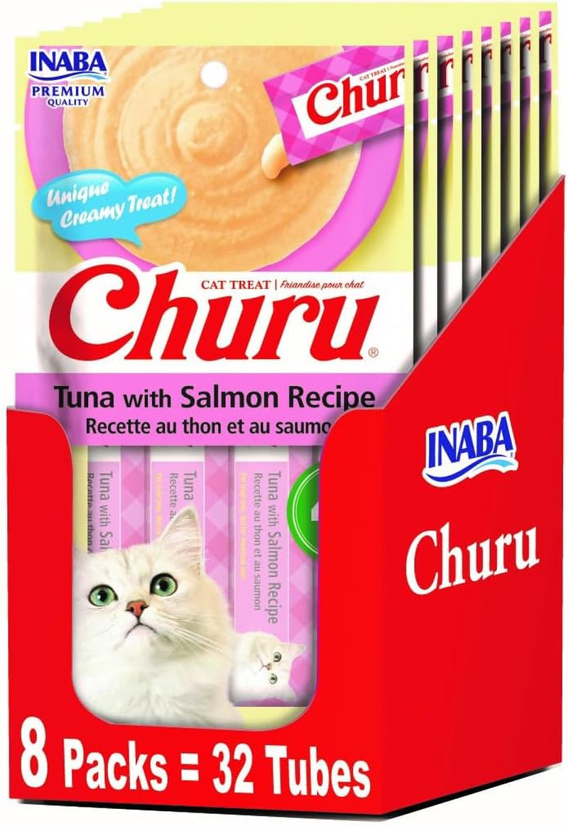 inaba-churu-lickable-puree-natural-cat-treats-tuna-recipe-4-servings-per-package-8-packages-32-tubes