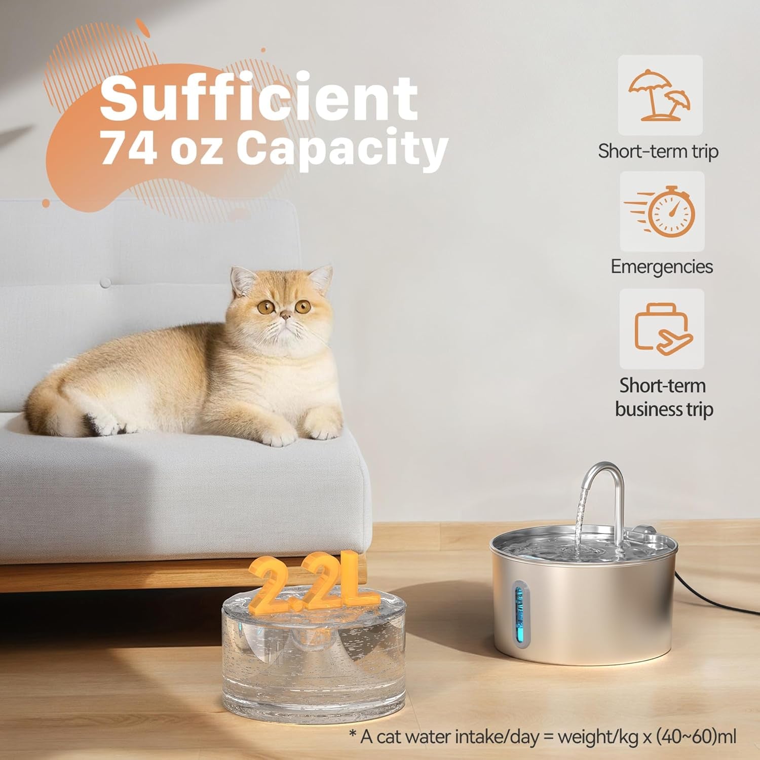 cat-water-fountain-stainless-steel-2-2-l-cat-fountain-for-drinking-automatic-pet-water-fountain-for-cats-inside-metal-cat-dog-water-dispenser-bowl-with-faucet-water-level-window-ultra-quiet-pump-automatic-metal-pet-water-fountain-for-cats-inside-cat-dog-water-dispenser-with-faucet-water-level-window-ultra-quiet-pump