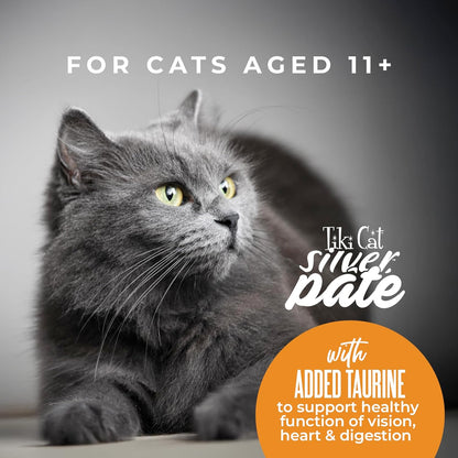 Tiki Cat Silver Paté Wet Cat Food, Variety Pack, 2.4 Oz. Can (12 Count)8