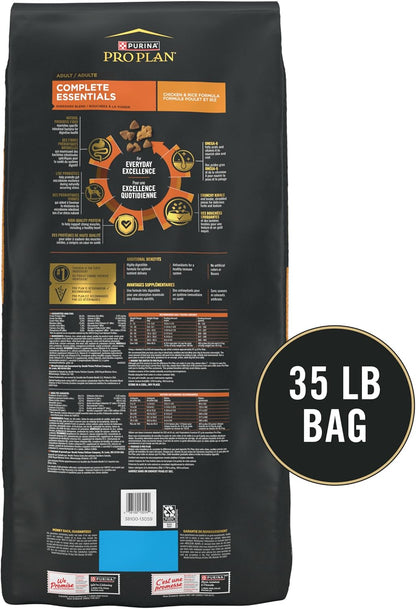 Purina Pro Plan Complete Essentials Shredded Blend Chicken and Rice Dog Food Dry Formula with Probiotics for Dogs - 35 Lb. Bag9