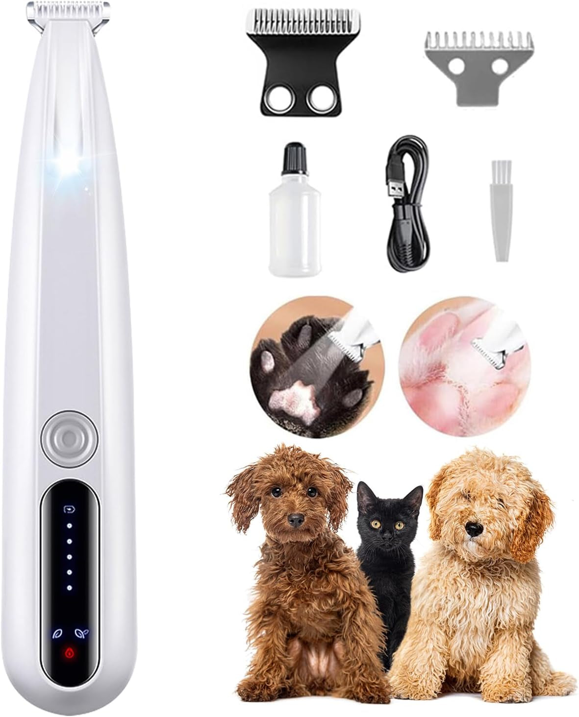 2026-new-pet-precision-trimmer-dog-paw-trimmer-with-led-light-ultra-quiet-ip68-waterproof-dual-speed-motor-suit-for-trimming-paw-ear-face-butt-eyebrows-usb-rechageble
