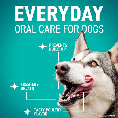 ORAVET Dental Chews for Dogs, Oral Care and Hygiene Chews (Medium Dogs, 25-50 Lbs.) Purple Pouch, 30 Count | Vohc-Accepted Dual-Action Chew Reduces Plaque & Tartar, Freshens Breath Barrier Vet-Recommended Purple Pack3
