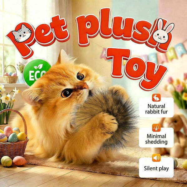 Cat Toy Faux Rabbit Fur Ball,2026 New Soft Rabbit Fur Catnip Balls,Fluffy Catnip Toy for Indoor Cats,Washable & Fun to Chase for Exercise and Bonding (Ball/3Pcs)2