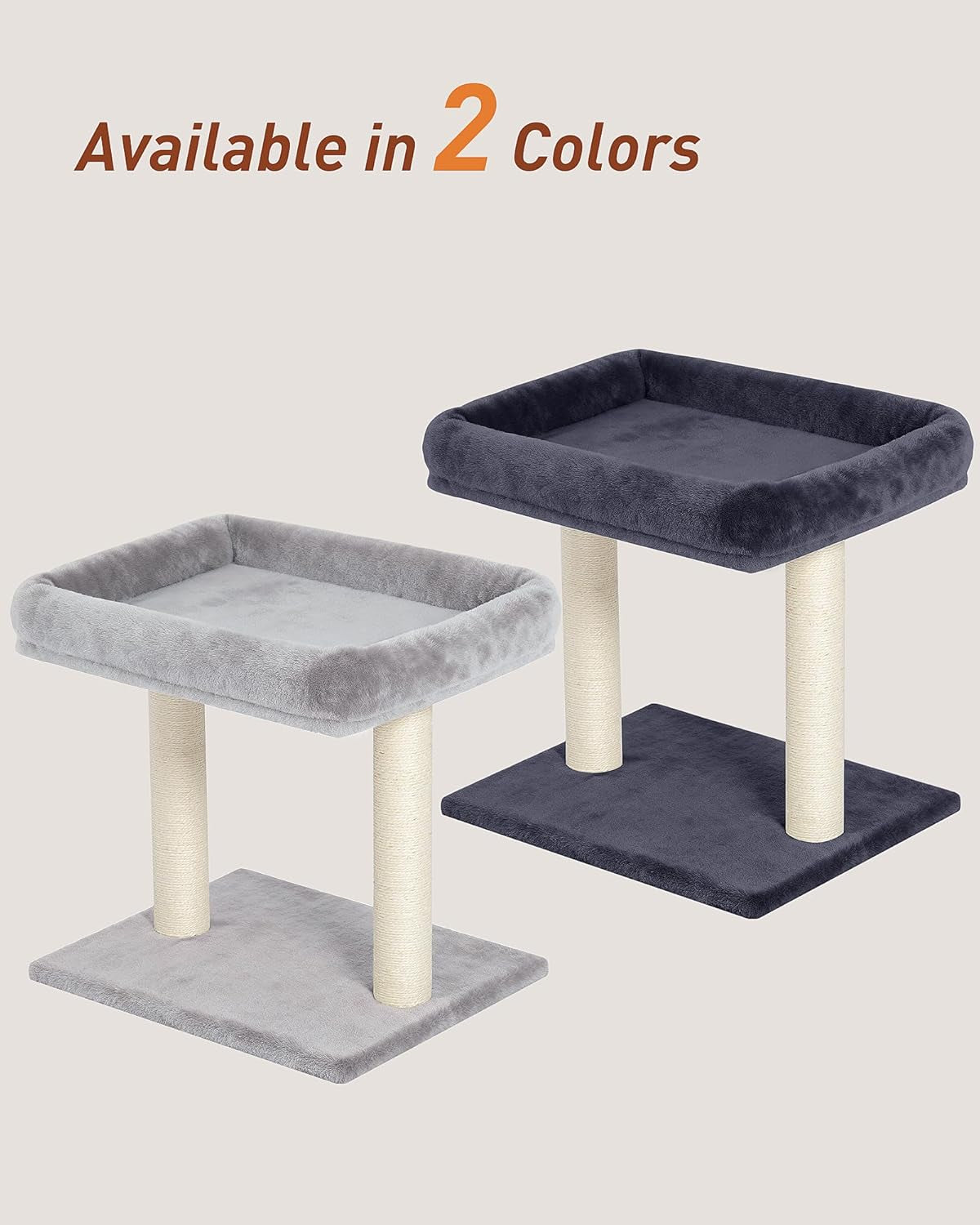 19-small-cat-tree-with-scratching-post-for-indoor-cats-with-perch-dark-gray-removable-19-15-8-perch-bed-dual-natural-sisal-scratcher-small-cat-tower-space-saving