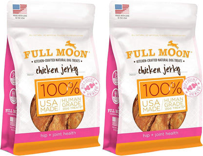 Full Moon Chicken Jerky Healthy All Natural Dog Treats Human Grade for Hip and Joint 12 Oz | Made Withchondroitin, Glucosamine and Turmeric, Human Grade, No Corn, No Wheat, No Soy, Glycerin Free, Made in the USA9