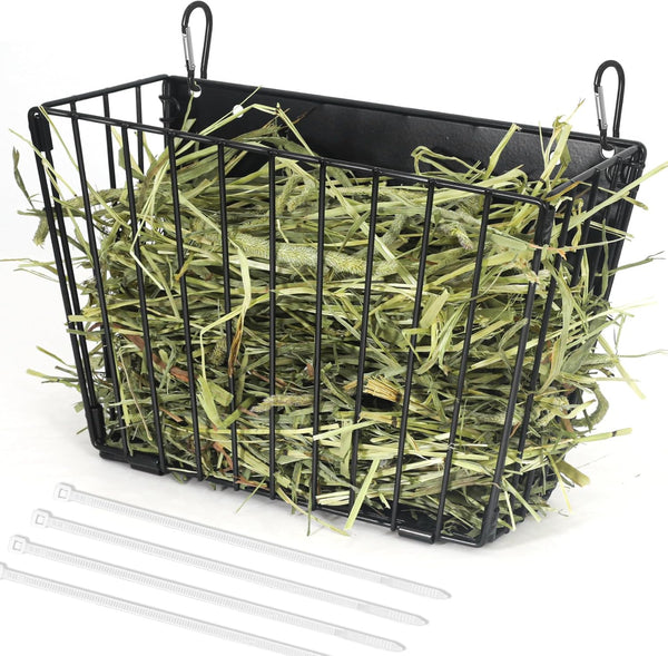 X Large Rabbit Hay Feeder Guinea Pig Hay Feeder Metal Frame Bunny Hay Holder Guinea Pig Hay Holder for Bunny, Guinea Pigs, Chinchillas, Small Animals (1 Pack)1