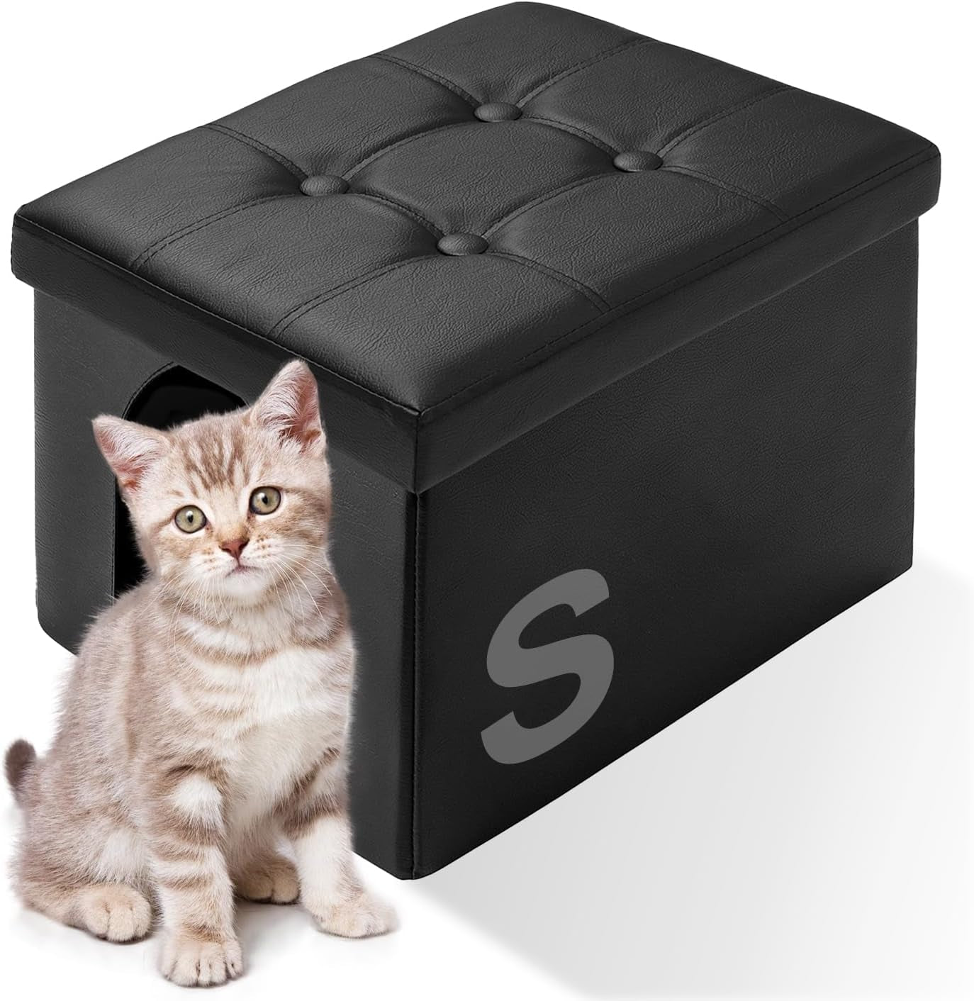meexpaws-cat-litter-box-enclosure-furniture-hidden-for-small-cat-washroom-bench-cabinet-16-x-12x13-in-dog-proof-waterproof-inside-easy-clean-assembly-odor-control-litter-box-not-include