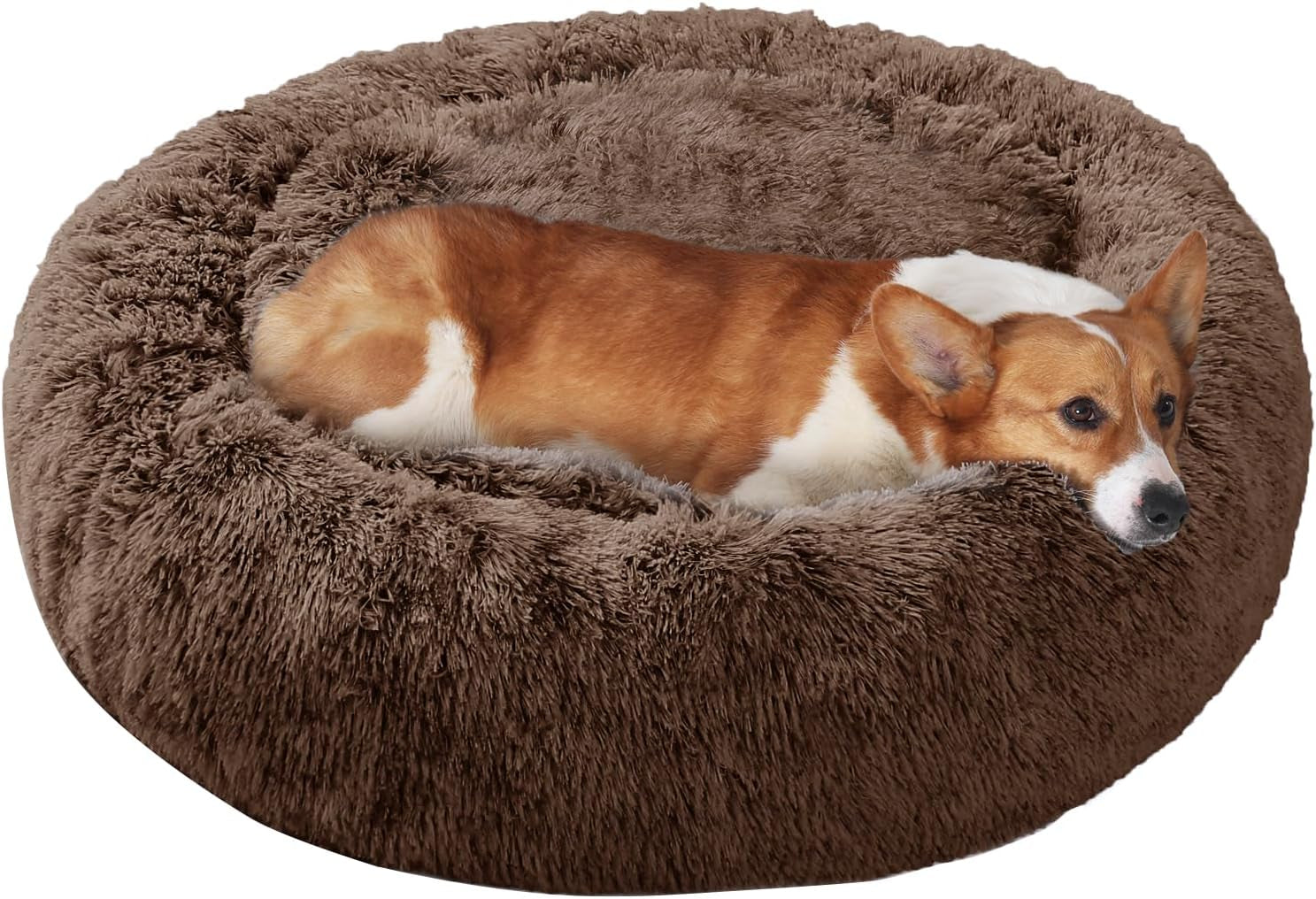 jollyvogue-small-dog-bed-calming-soft-anti-anxiety-donut-cat-bed-washable-round-fluffy-cushion-for-small-and-medium-pets-20