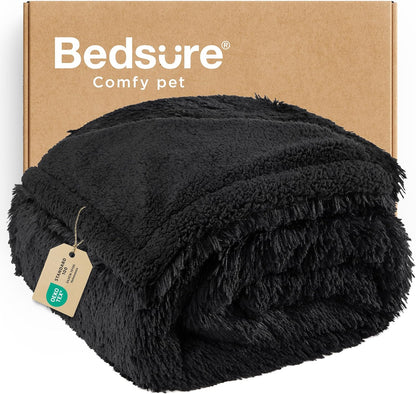 Bedsure Waterproof Dog Blanket for Small Dogs Cats Fluffy Faux Fur, 30X40 | Plush Fuzzy Reversible Pet Blankets for Couch and Dog Bed, Soft Calming Throw Cat Puppy Blanket Washable, Dog Gift, Brown16