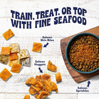 Finfare Freeze Dried Cat Food Toppers, Salmon Sprinkles, Grain Free Meal Toppers for Cats to Support Taste & Nutrition - High Protein & Omega-3S, Crafted in USA, 1.3Oz3