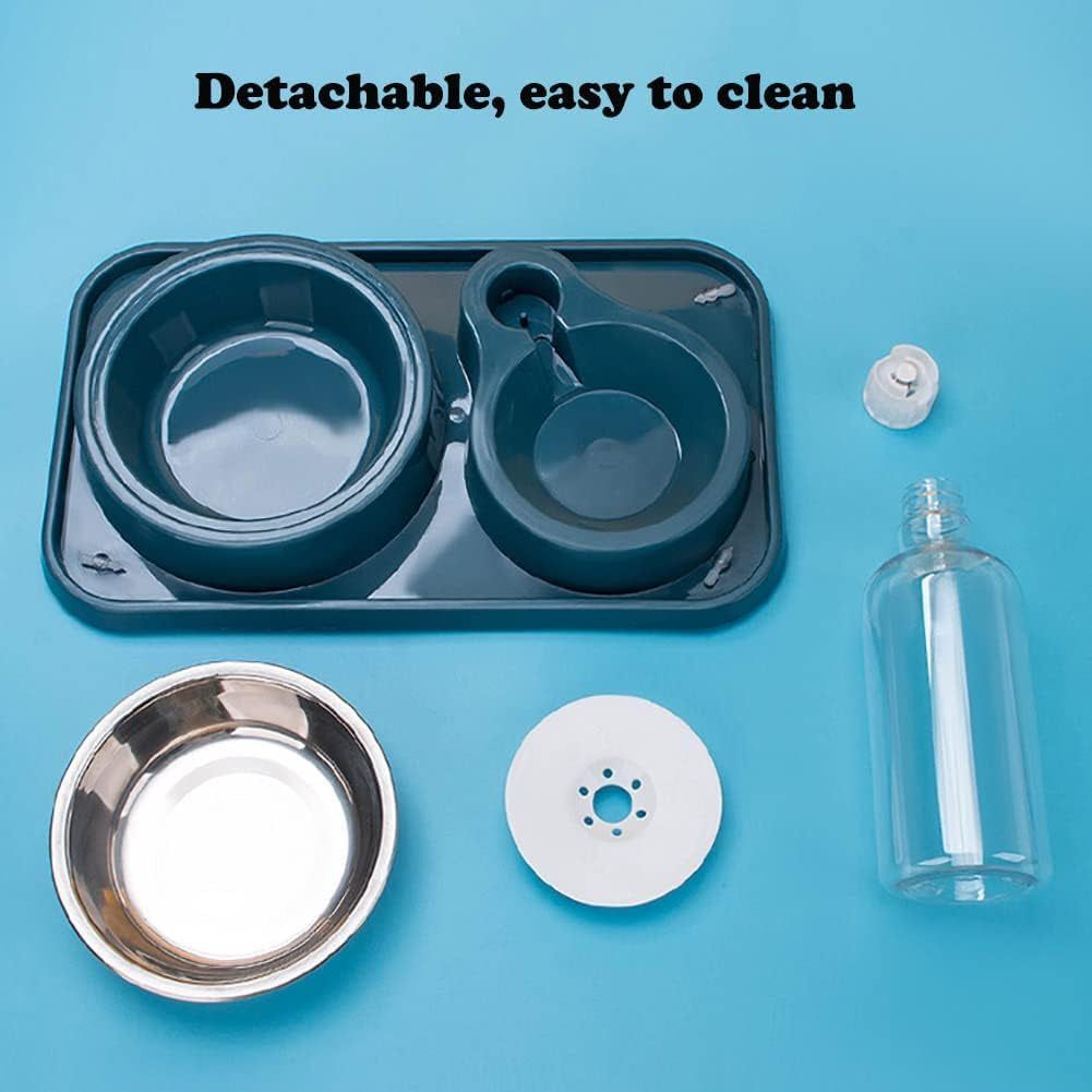 love-dream-double-dog-cat-bowls-anti-slip-pet-food-and-water-bowl-set-automatic-gravity-water-dispenser-bottle-detachable-stainless-steel-bowl-no-spill-for-indoor-cats-dogs-puppy-kitten-rabbit